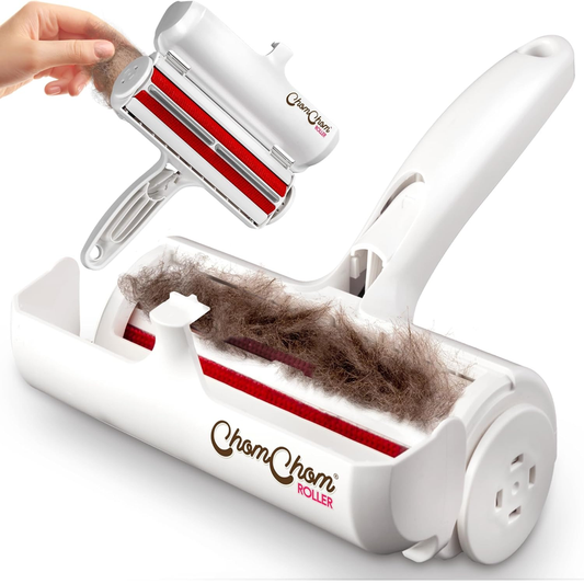 ChomChom Roller Reusable Pet Hair Remover – White