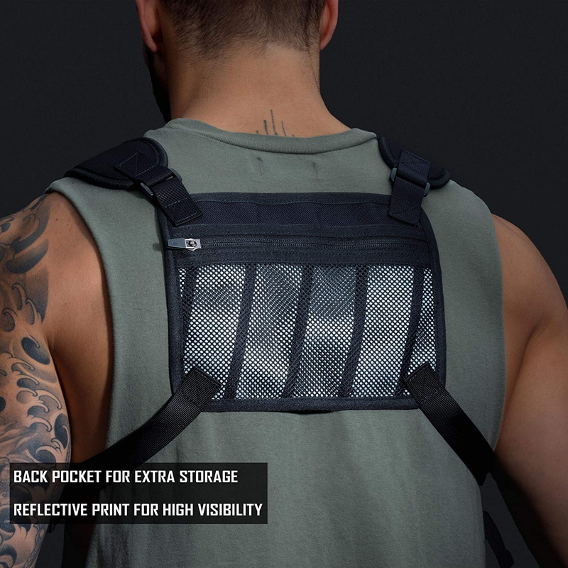 MVRK Water-Resistant Chest Pack – Lightweight Running Vest with Phone Holder