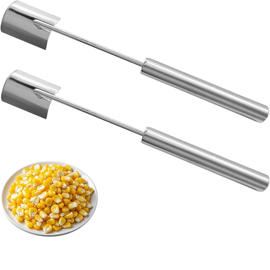 Jocqndia Stainless Steel Corn Kernel Peeler – 2 Pack