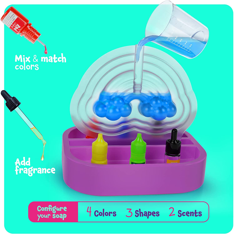 Dan&Darci Unicorn Soap Making Kit – DIY Craft Set for Kids Ages 6+