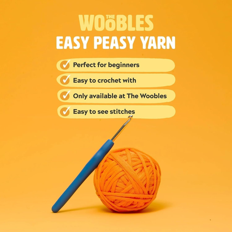 The Woobles Beginner Crochet Kit – Snoopy with Easy Peasy Yarn & Video Tutorials