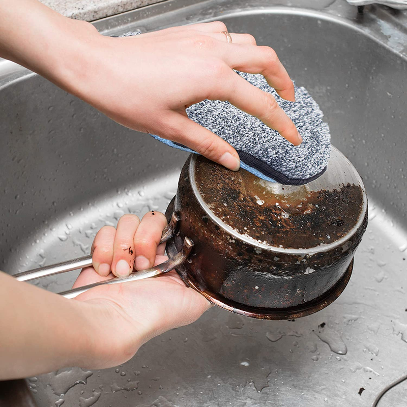 Scrub-It Non-Scratch Microfiber Kitchen Sponges – 6 Pack