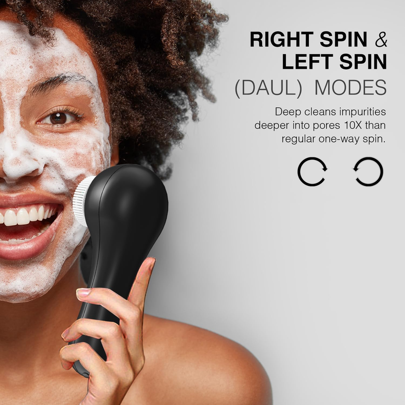 Umickoo Rechargeable Face Cleansing Brush with 5 Heads – Waterproof