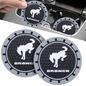 TACOMA Silicone Car Cup Holder Coasters 2-Pack – 2.75", Grey, for Ford Bronco Sport 2023/2024