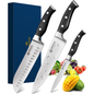 Brewin 3-Piece Chef Knife Set – Japanese High Carbon Stainless Steel