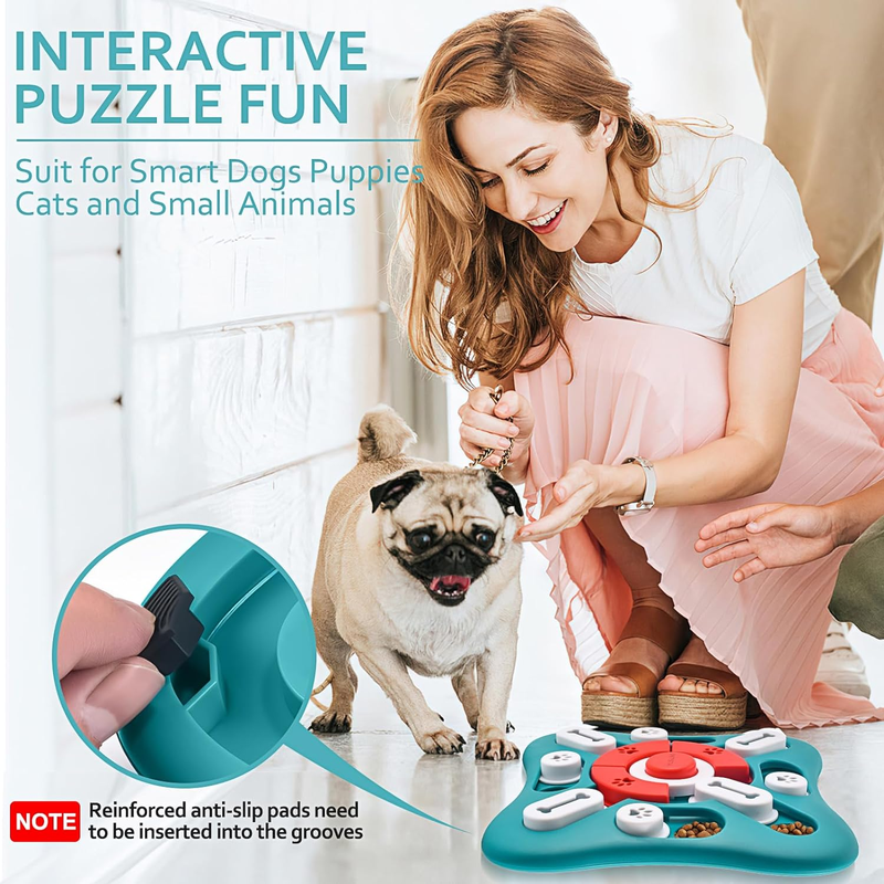 Dog Puzzle Toy – Interactive Slow Feeder for Mental Stimulation & IQ Training