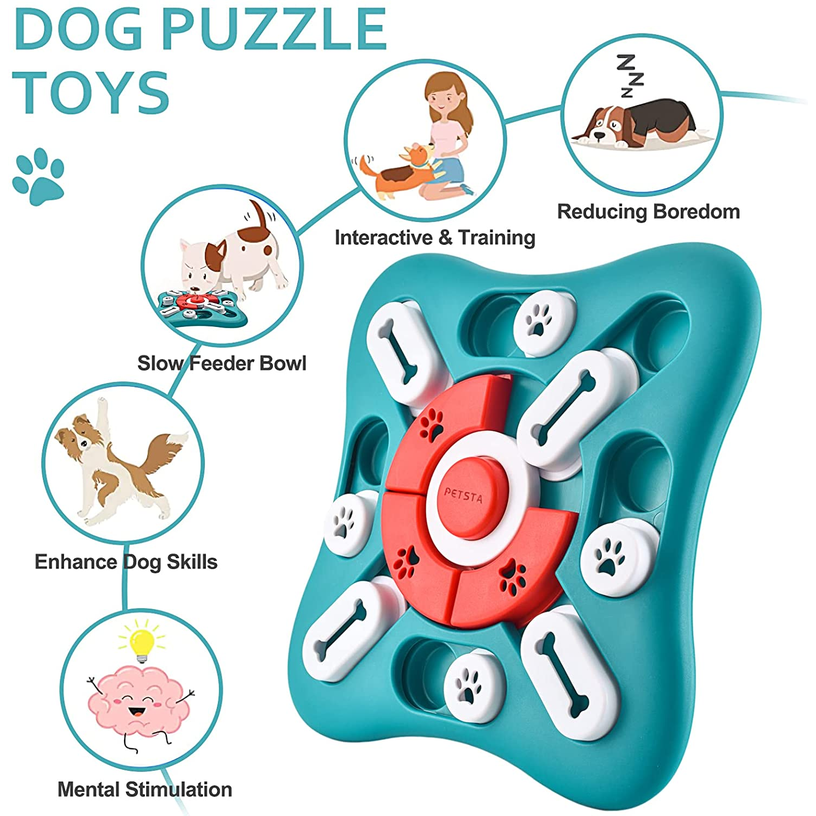 Dog Puzzle Toy – Interactive Slow Feeder for Mental Stimulation & IQ Training