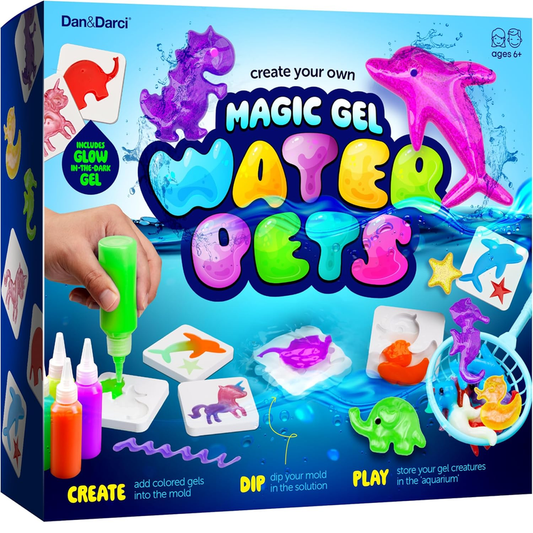 Dan&Darci Aqua Fairy Water Gel Kit – DIY Squishy Toy Craft Set for Kids 6–12