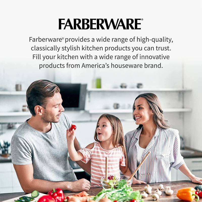 Farberware Nylon Meat & Potato Masher – Black, 10 Inch