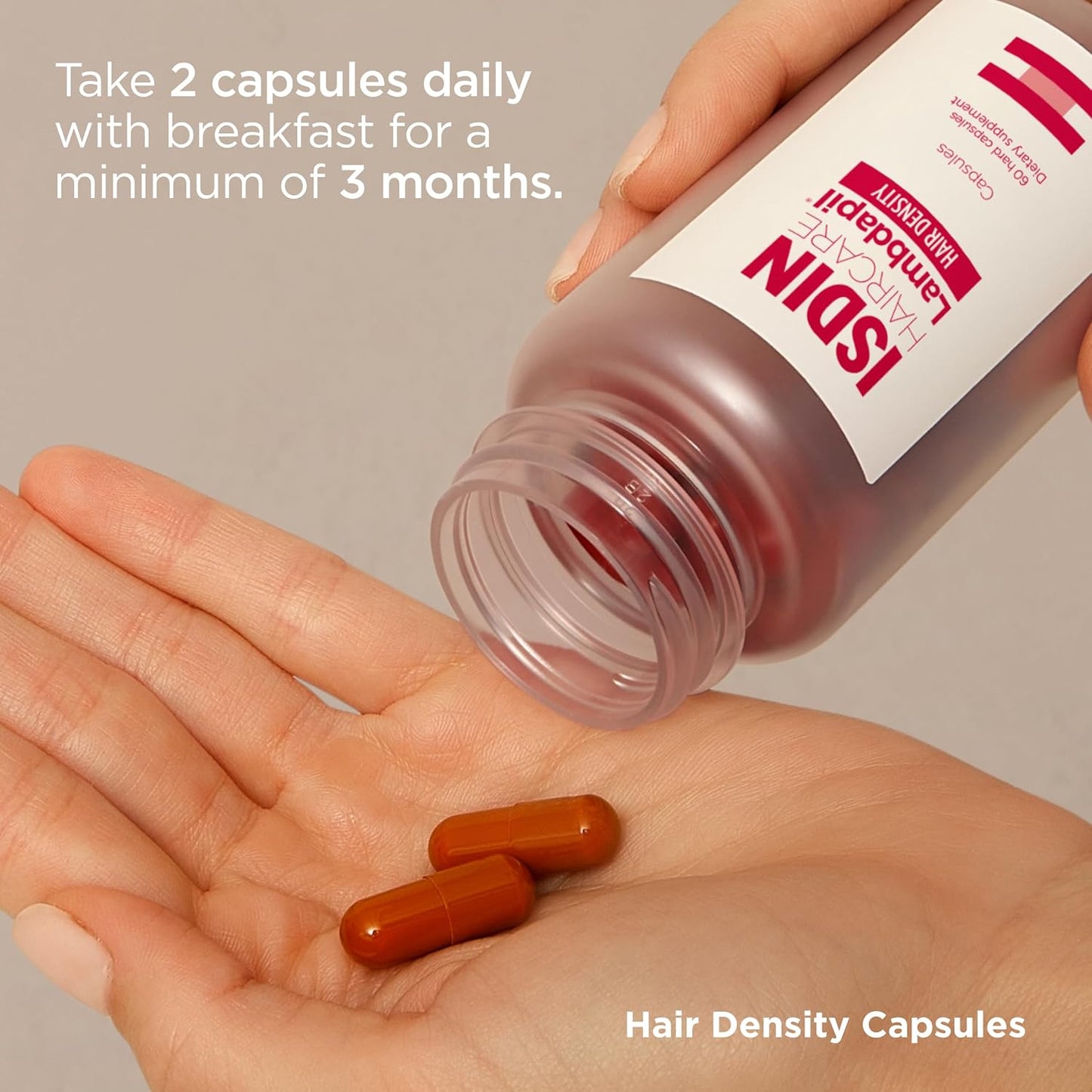 Lambdapil Hair Density Capsules: Hair Thickening Vitamin Capsules for Thinning Hair
