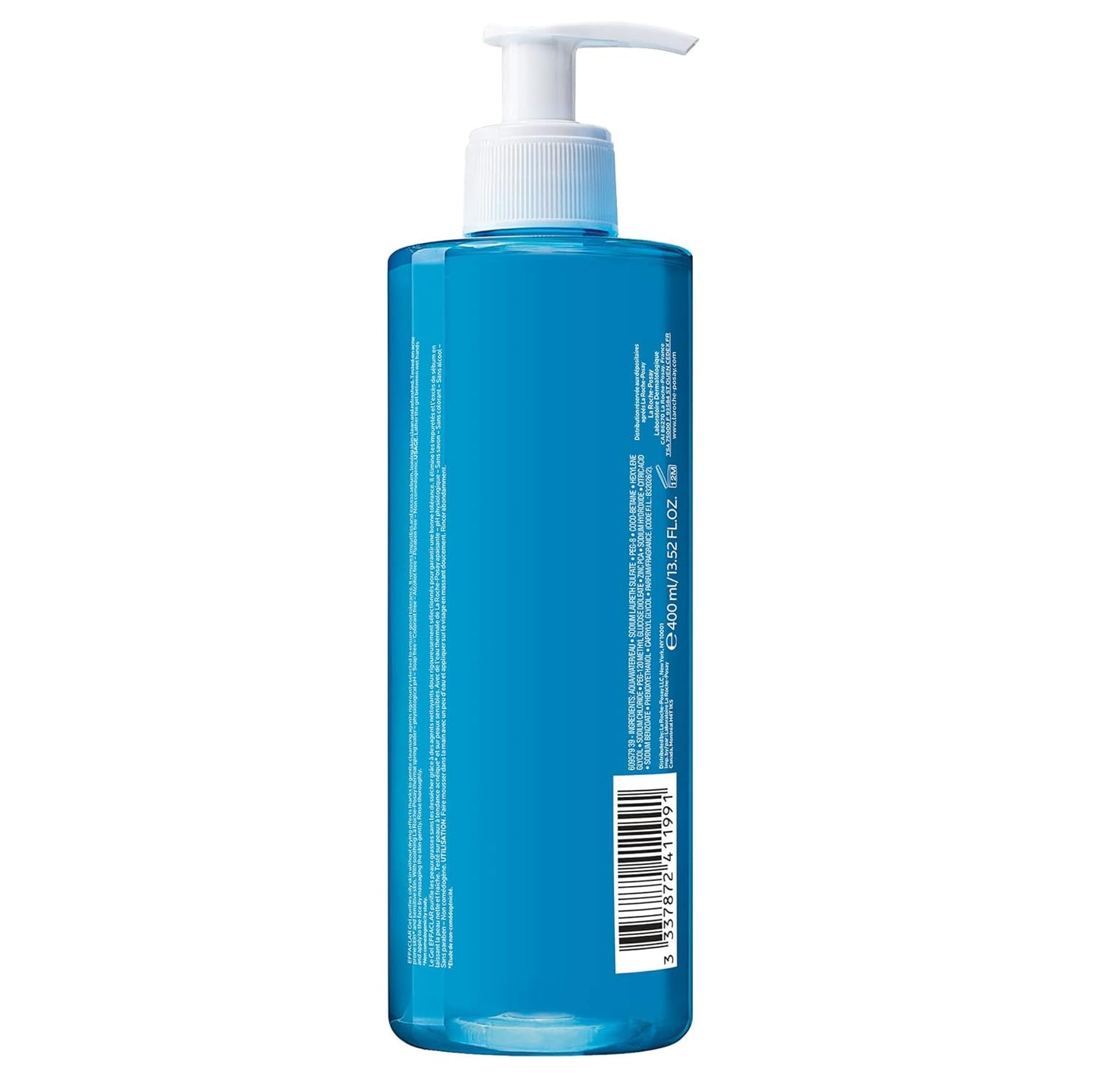 La Roche-Posay Effaclar Purifying Foaming Gel Cleanser for Oily Skin, with Zinc Pidolate to Remove Excess Oil, Alcohol Free & Oil Free, Face Wash for Oily Skin, Dermatologist & Sensitive Skin Tested