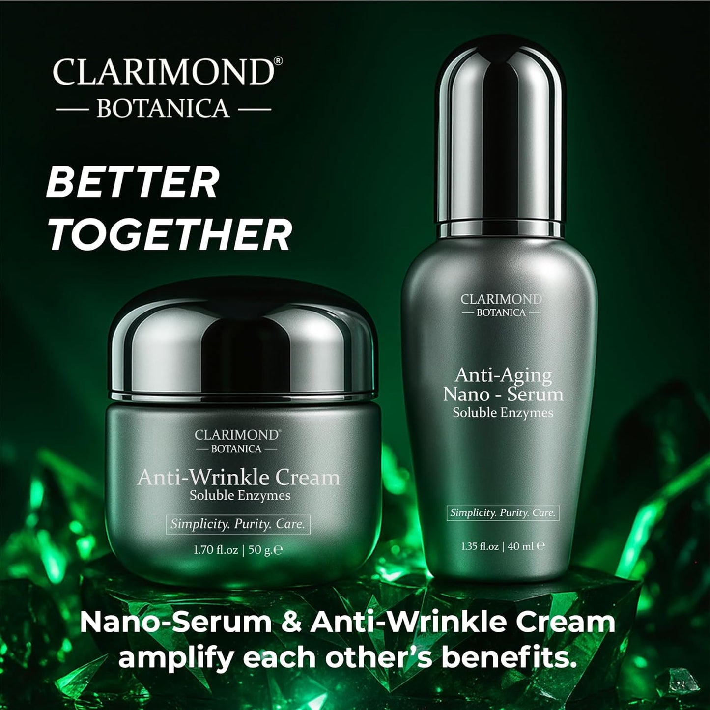 Anti Aging Collagen Peptides Serum for Face W Pro-Xylane for Hydration, Wrinkle Reduction, Firming, & Plumping - Fast Absorbing Skin Care Treatment W/Nano Fermentation for Women & Men