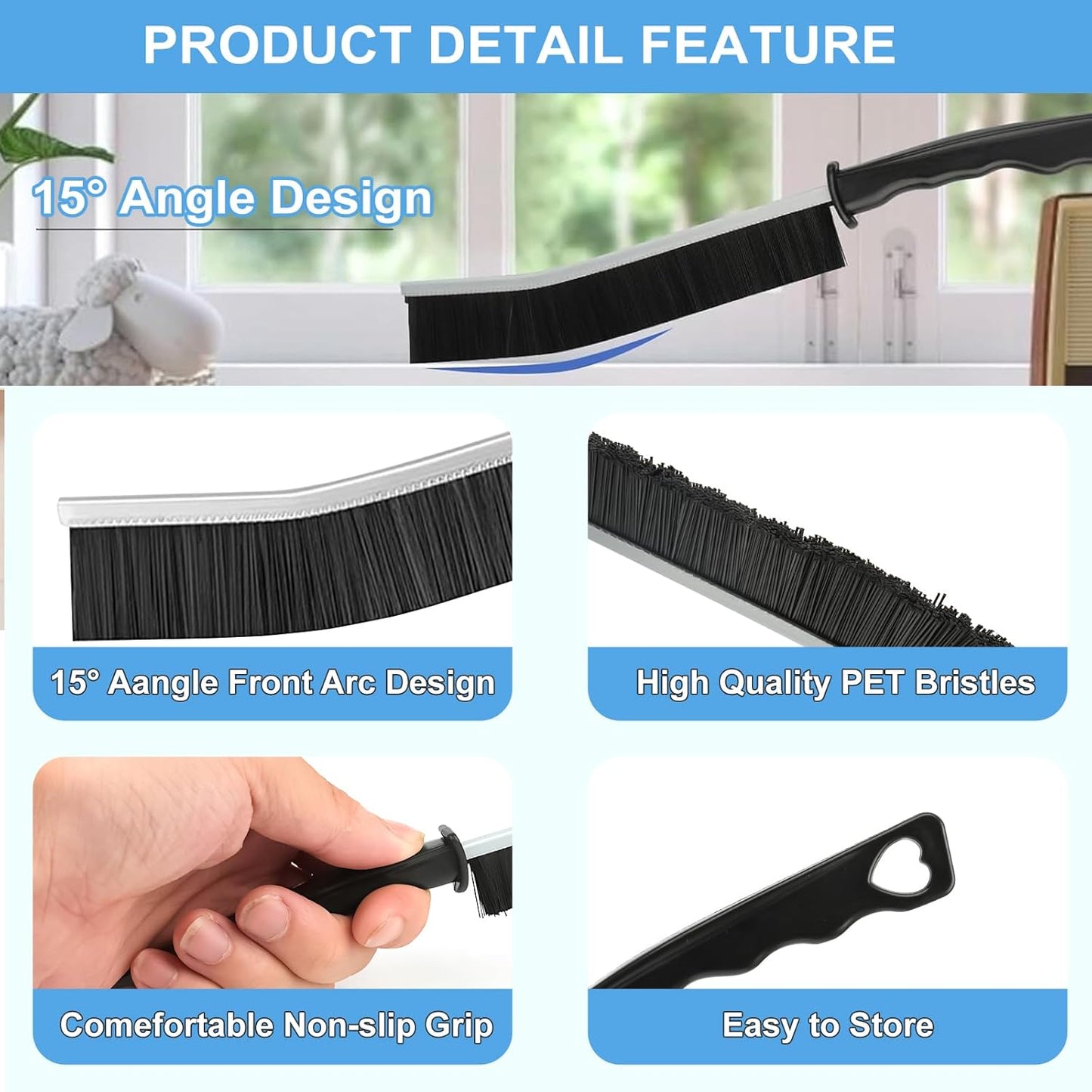 11Pcs Crevice Cleaning Brush Set