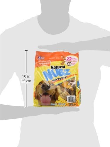 Natural Nubz Edible Dog Chews 22Ct