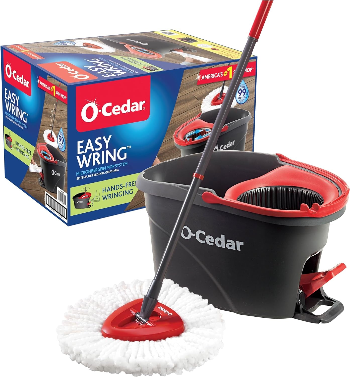 O-Cedar Easywring Microfiber Spin Mop