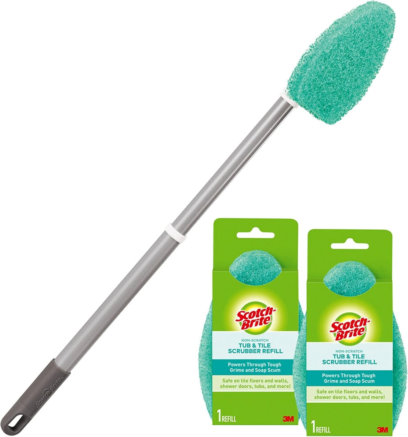 Scotch-Brite Extendable Tub & Tile Scrubber Kit