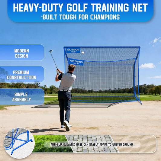 Golf Hitting Net with Extra Striking Net