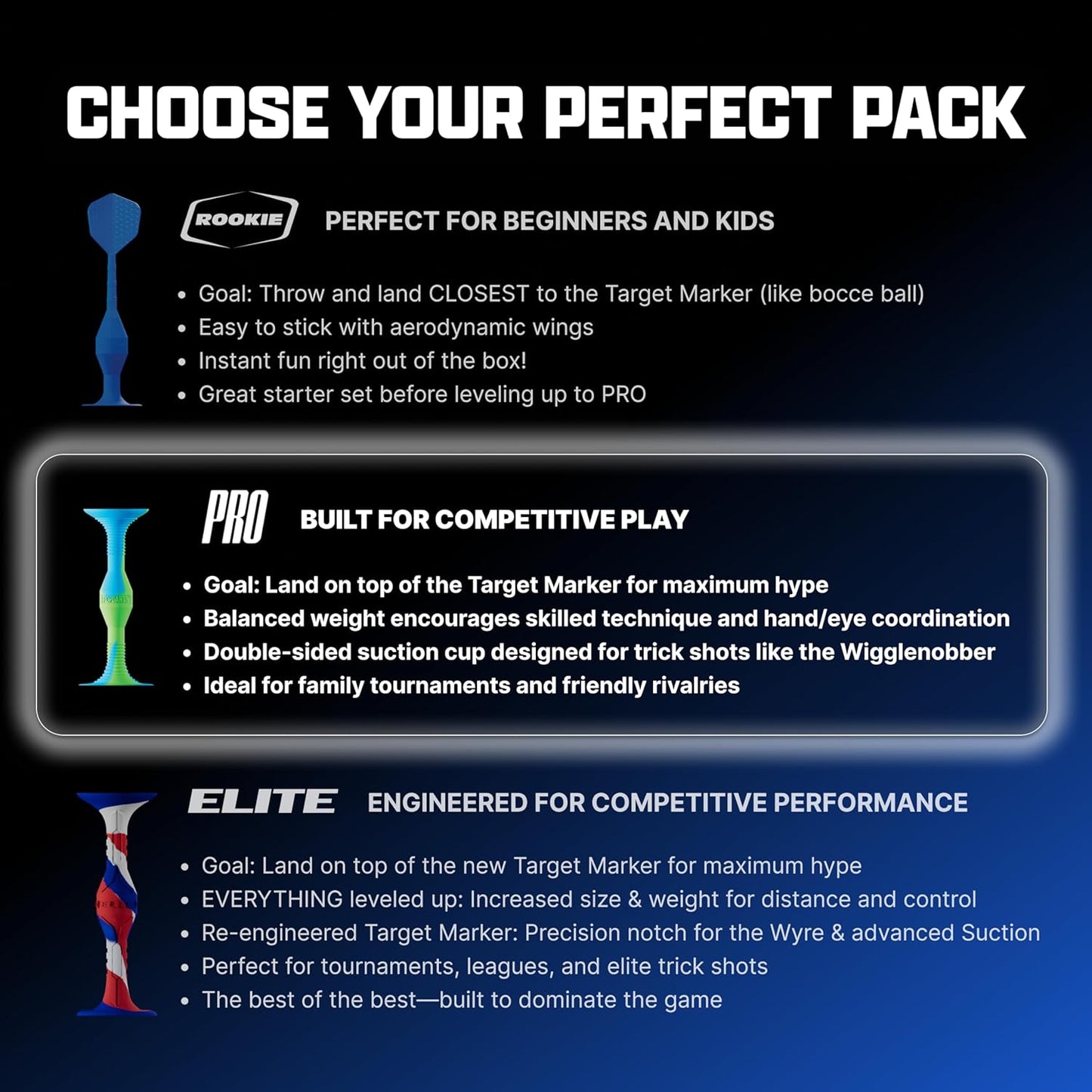 Popdarts PRO Pack Game Set (Fire & Ice)