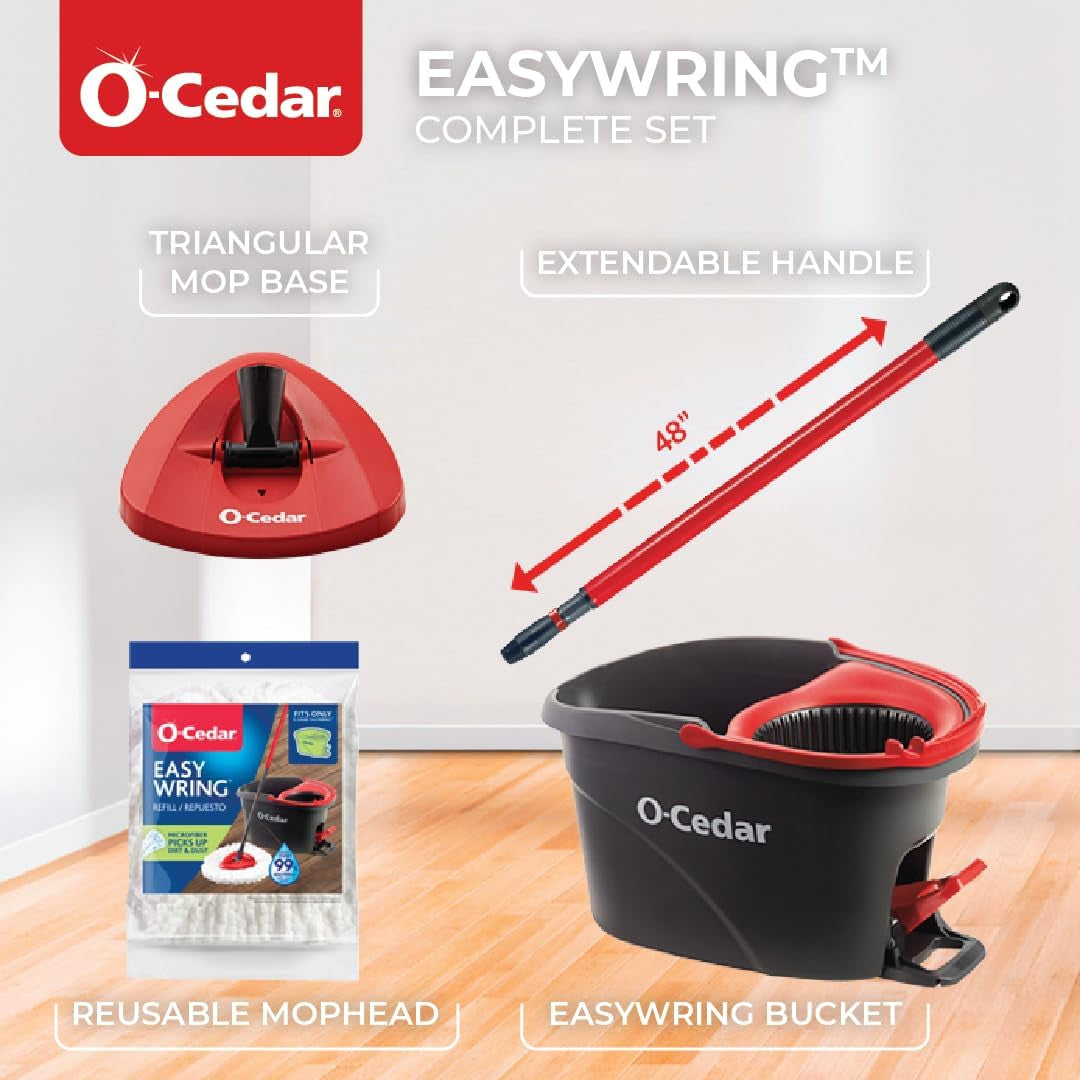 O-Cedar Easywring Microfiber Spin Mop