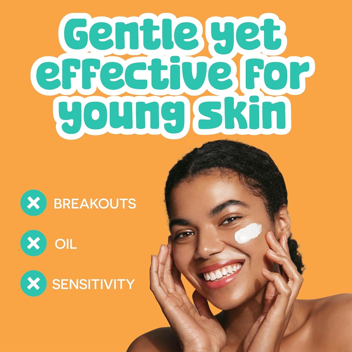 Beyoutiful 3 Step Teen Skin Care Kit, Face Wash, Face Scrub, Face Moisturizer Lotion, Skincare Routine Gift Set for Tweens and Kids in Trendy Squeeze Pouches, Vegan, for Girls and Boys