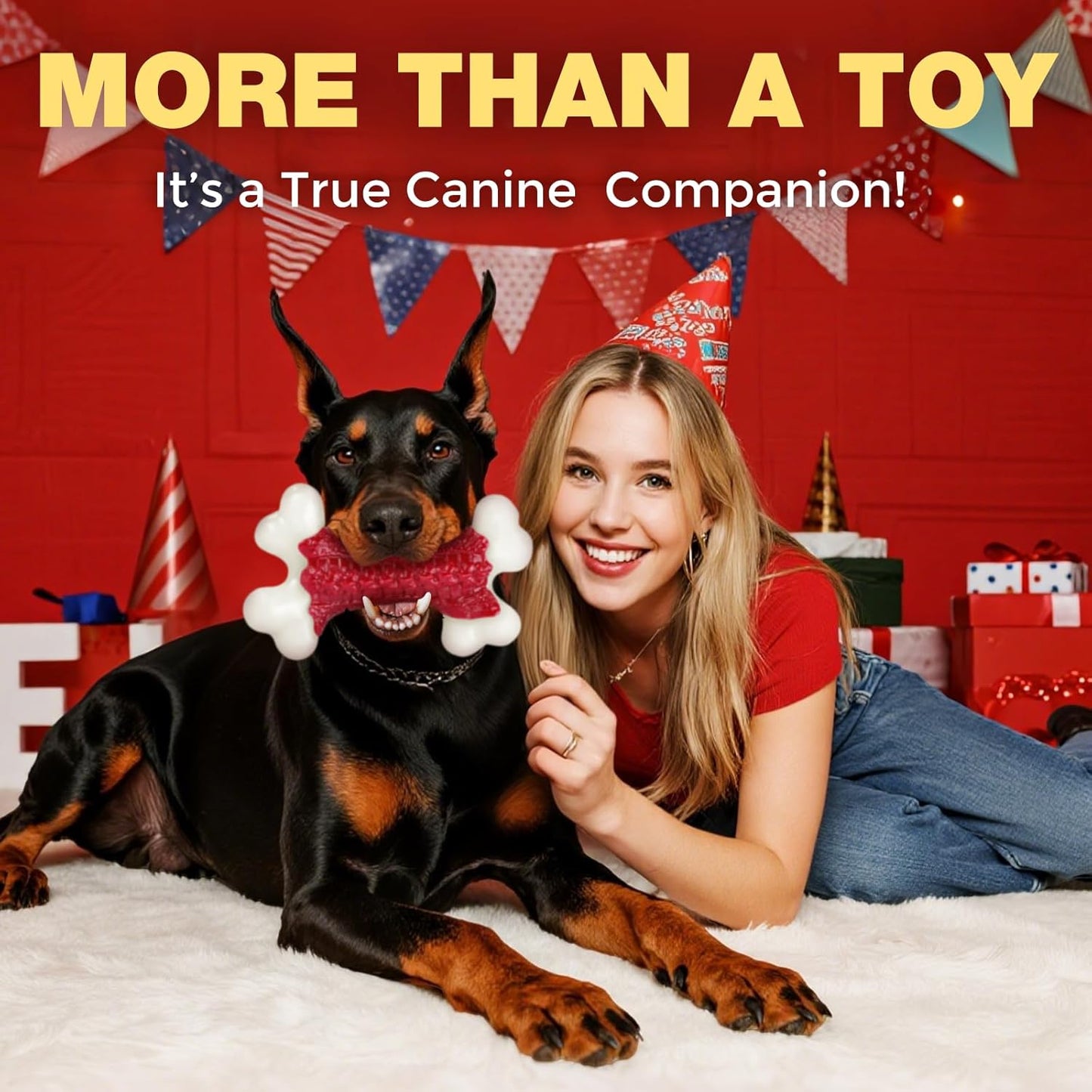 Tough Dog Toys, Toys for Aggressive Chewers Large Breed