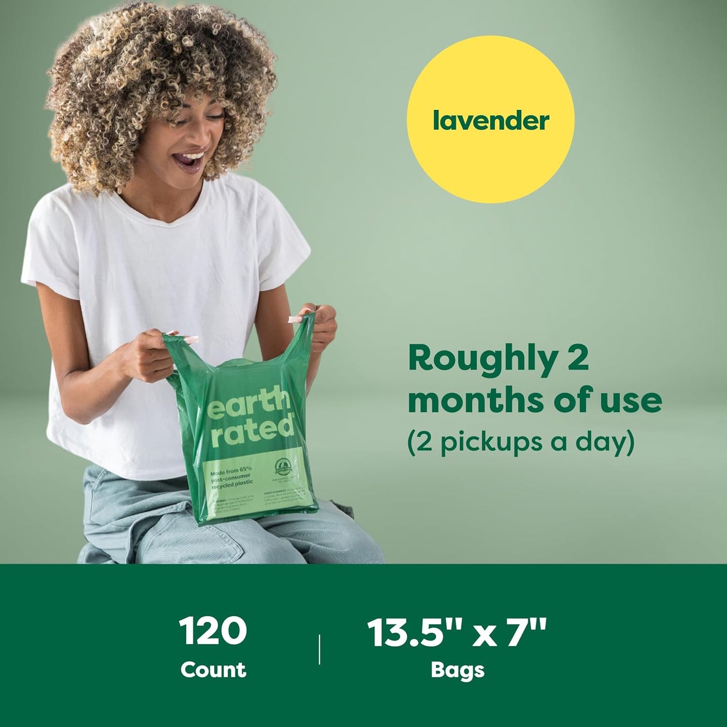 Earth Rated Dog Poop Bags with Handles