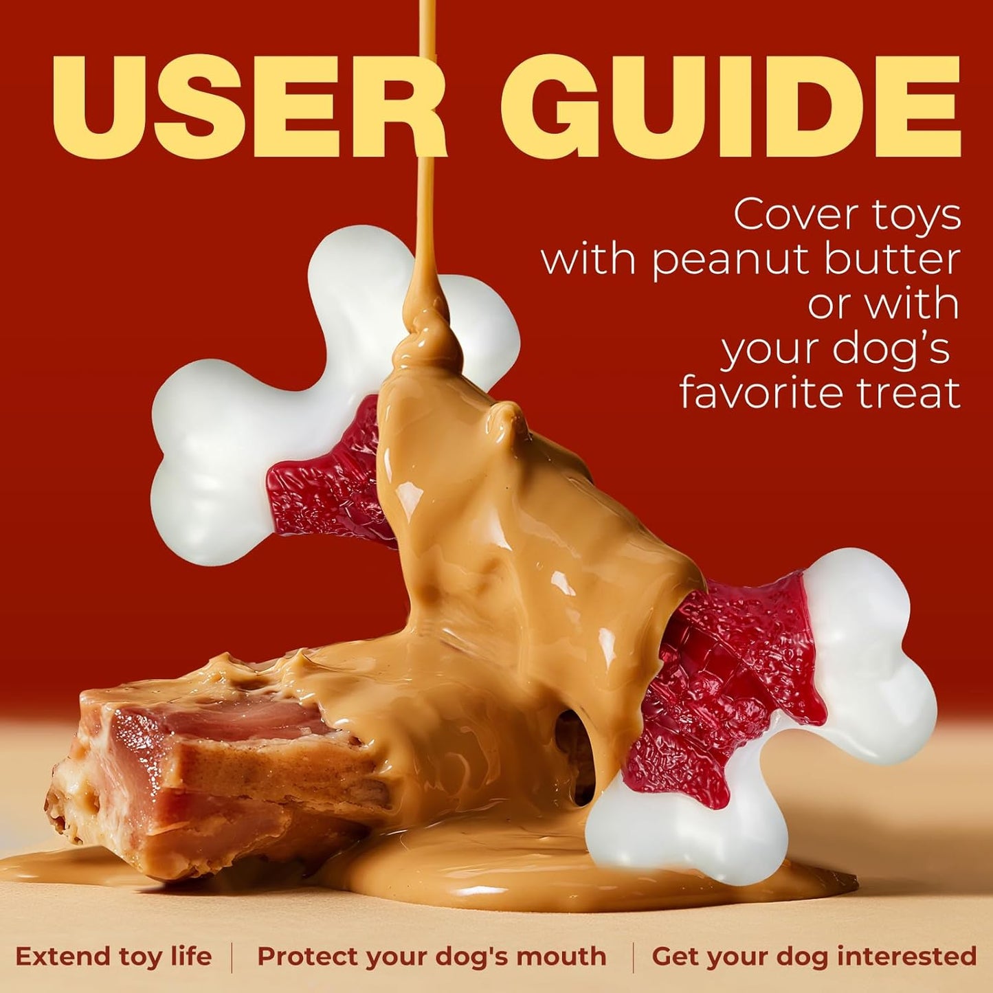 Tough Dog Toys, Toys for Aggressive Chewers Large Breed