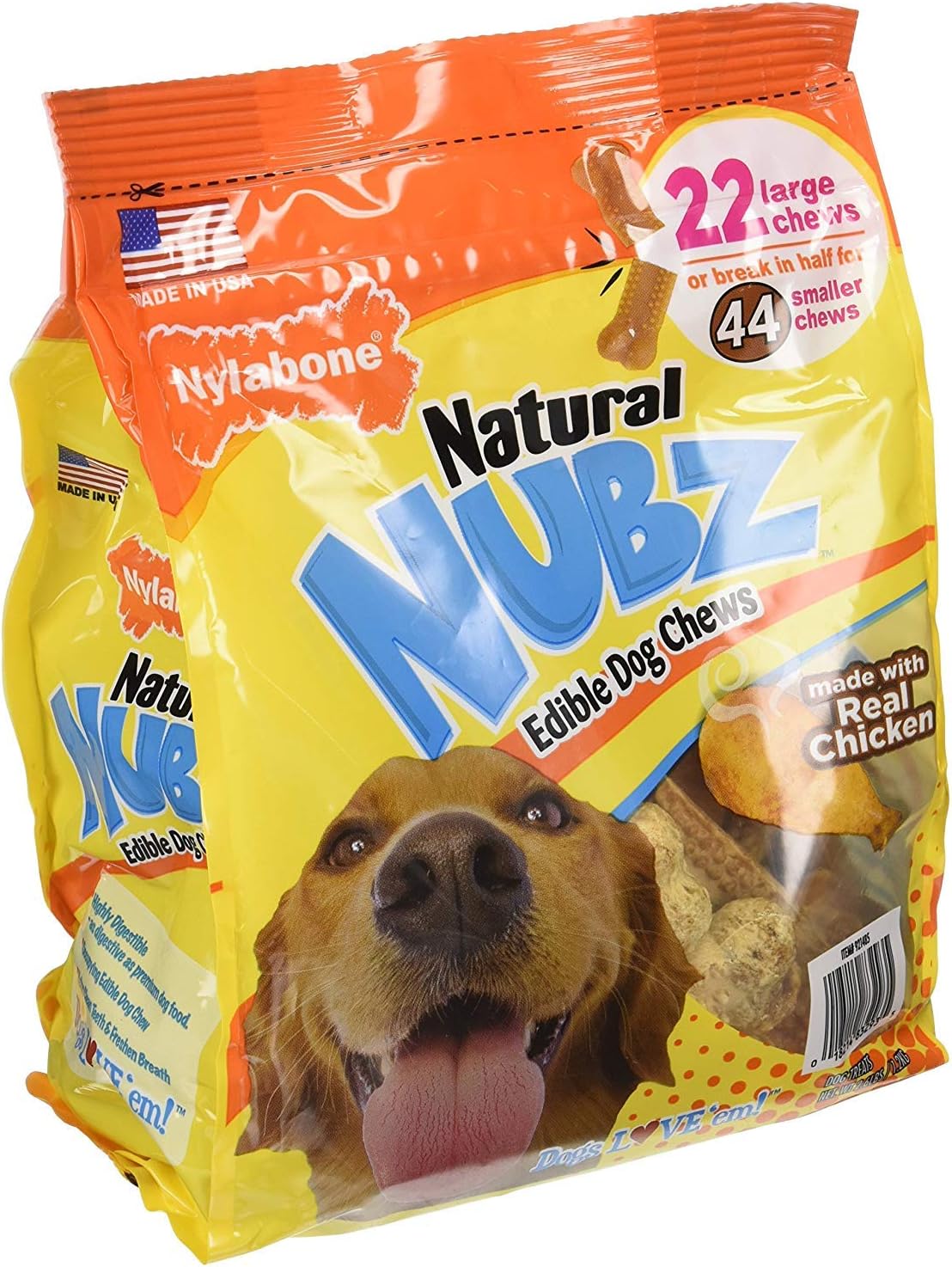 Natural Nubz Edible Dog Chews 22Ct