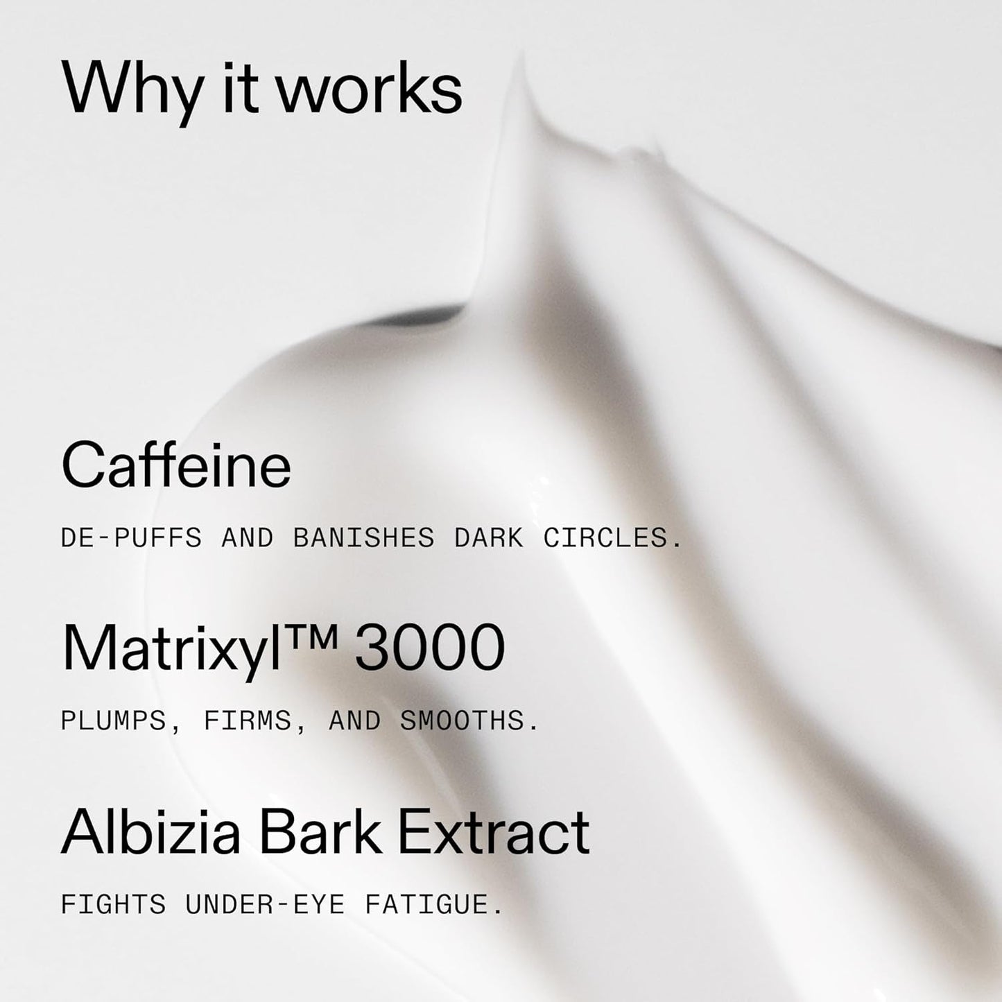 The INKEY List Caffeine Eye Cream, Reduce Eye Puffiness and Dark Circle, Blur Fine Lines, 0.5 Fl Oz