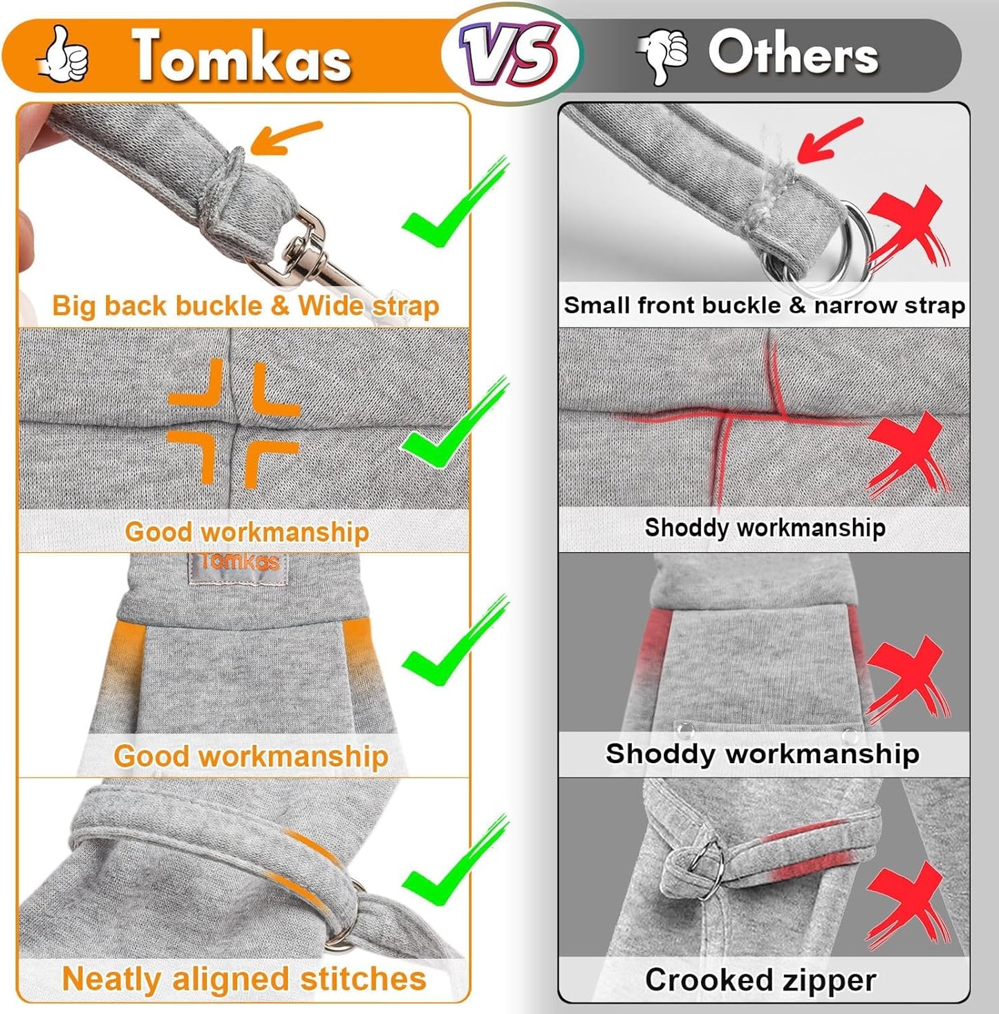 Tomkas Small Dog Sling Carrier