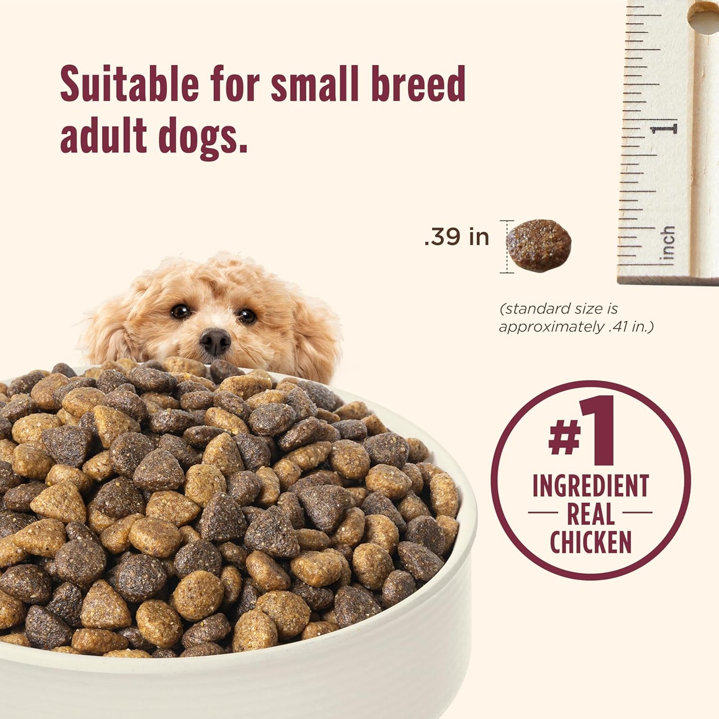 Nutrish Little Bites Small Breed Premium Natural Dry Dog Food
