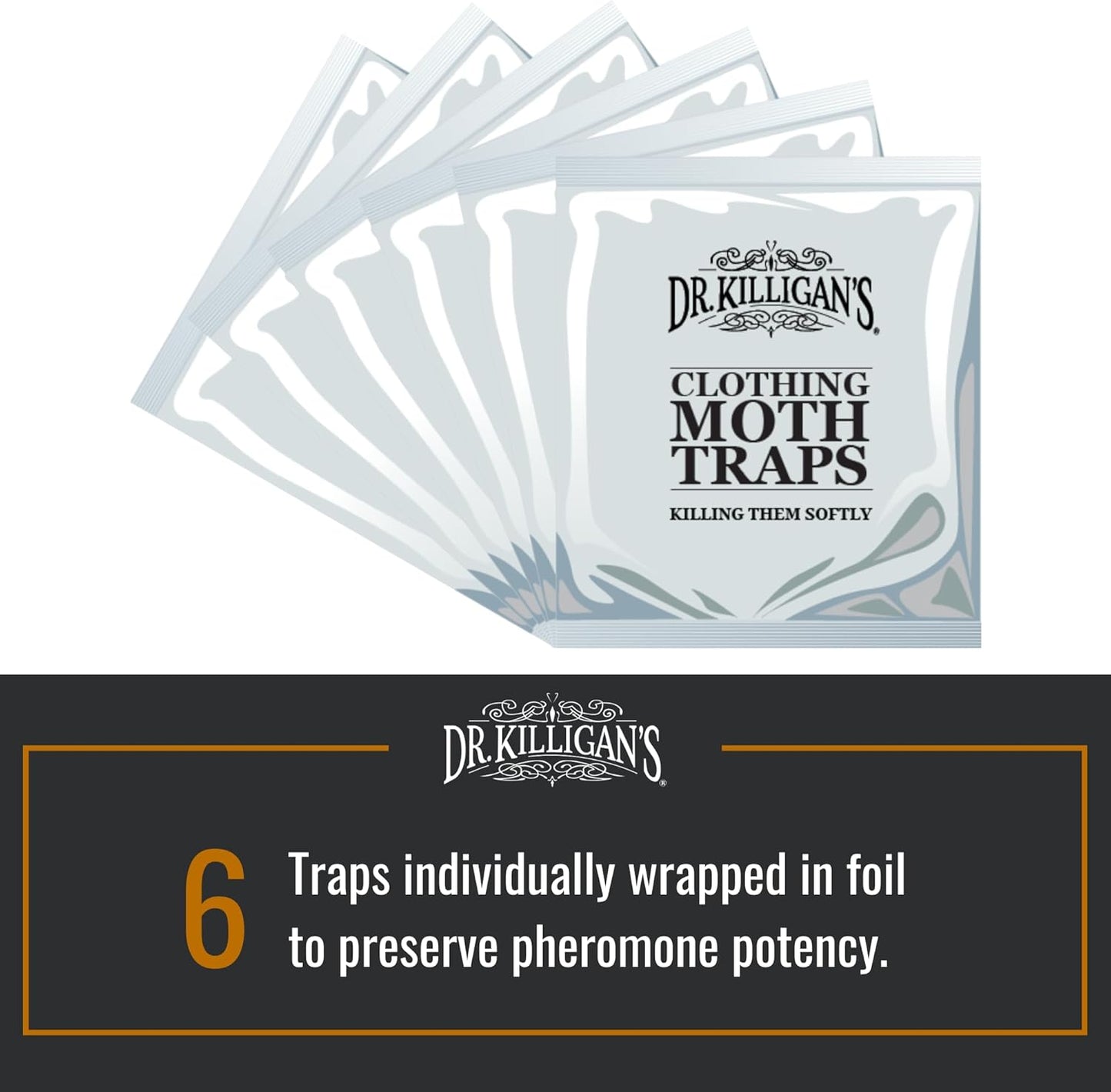Dr. Killigan'S Premium Double Potent Clothing Moth Traps with Pheromones Prime