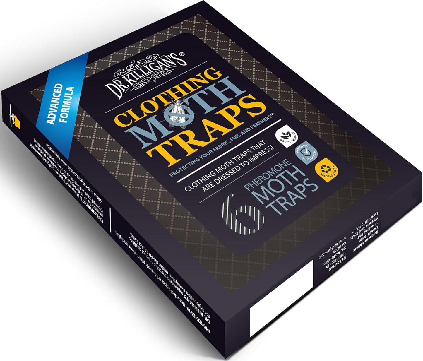 Dr. Killigan'S Premium Double Potent Clothing Moth Traps with Pheromones Prime