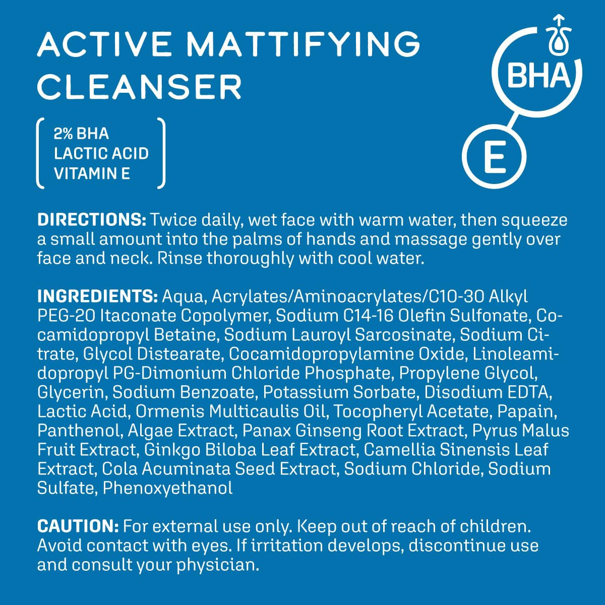 DCL Skincare Active Mattifying Cleanser