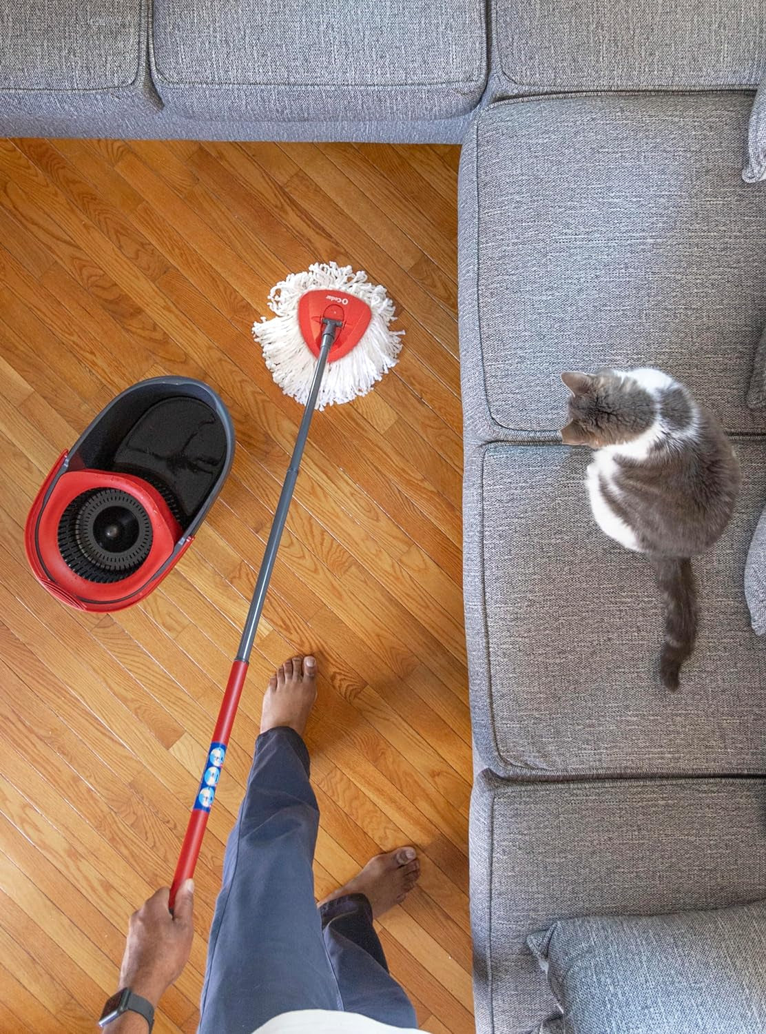 O-Cedar Easywring Microfiber Spin Mop