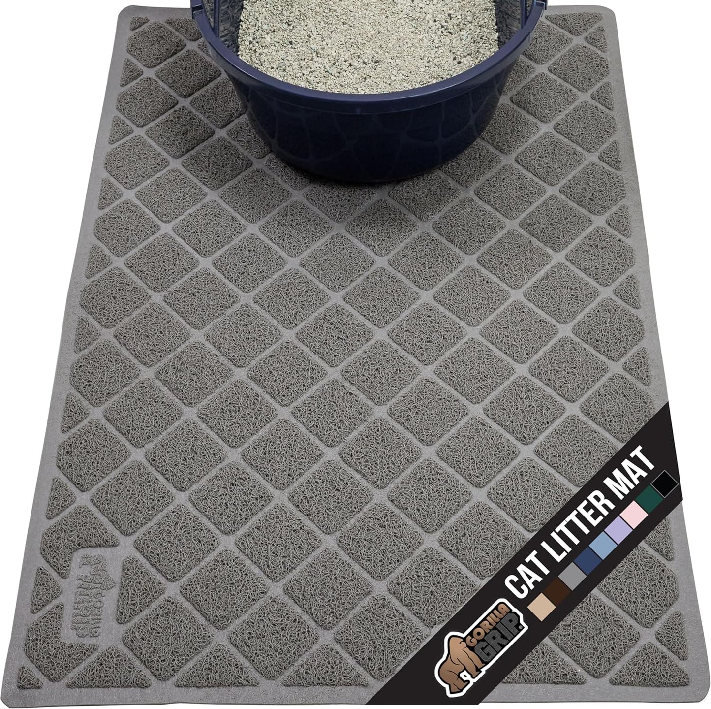 GORILLA GRIP Cat Litter Box Mat