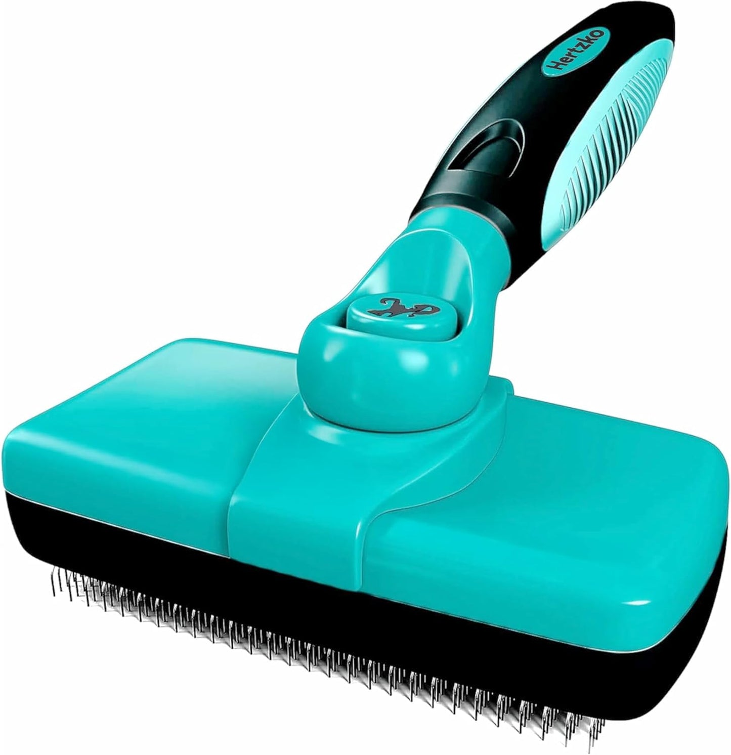 Hertzko Dog Brush for Shedding - Self Cleaning Slicker Brush for Dogs and Cats