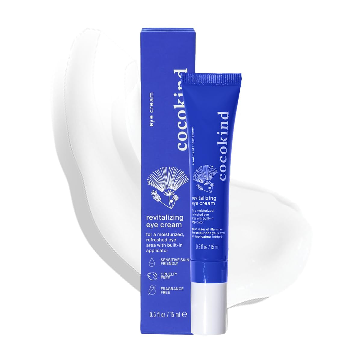 Revitalizing Eye Cream by Cocokind, Depuff & Reduce Fine Lines and Wrinkles