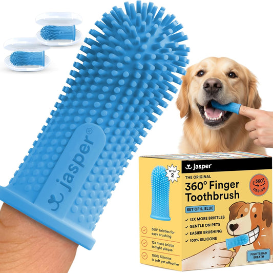 Jasper Dog Toothbrush, 360 Dog Tooth Brushing Kit,