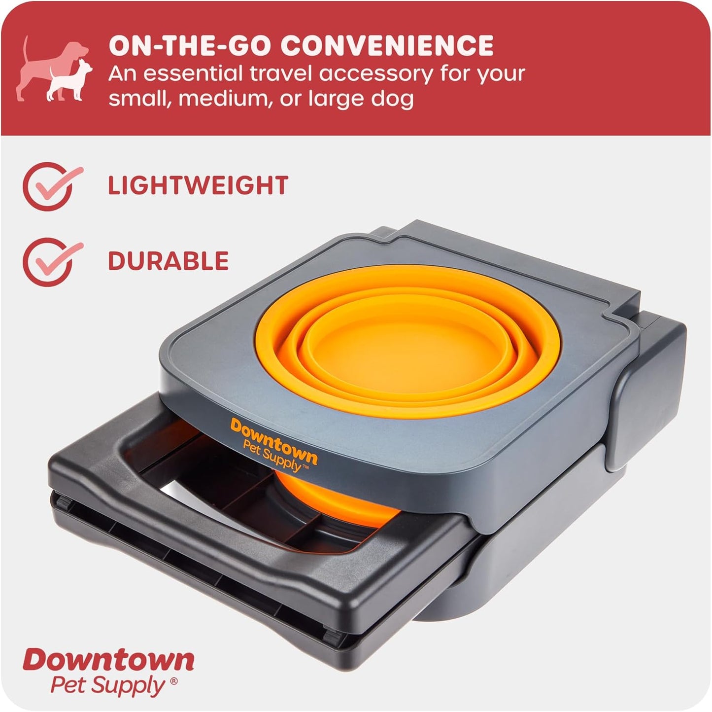 Downtown Pet Supply Raised Dog Bowl