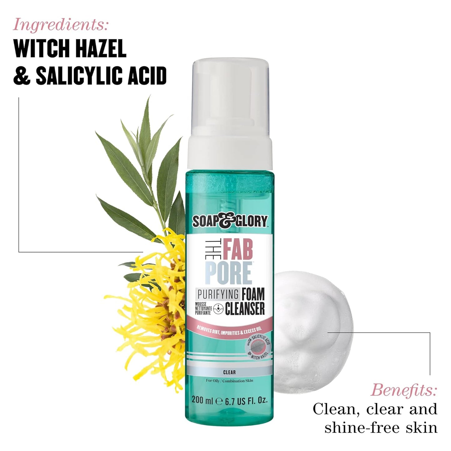 Soap & Glory the Fab Pore Purifying Foam Face Cleanser