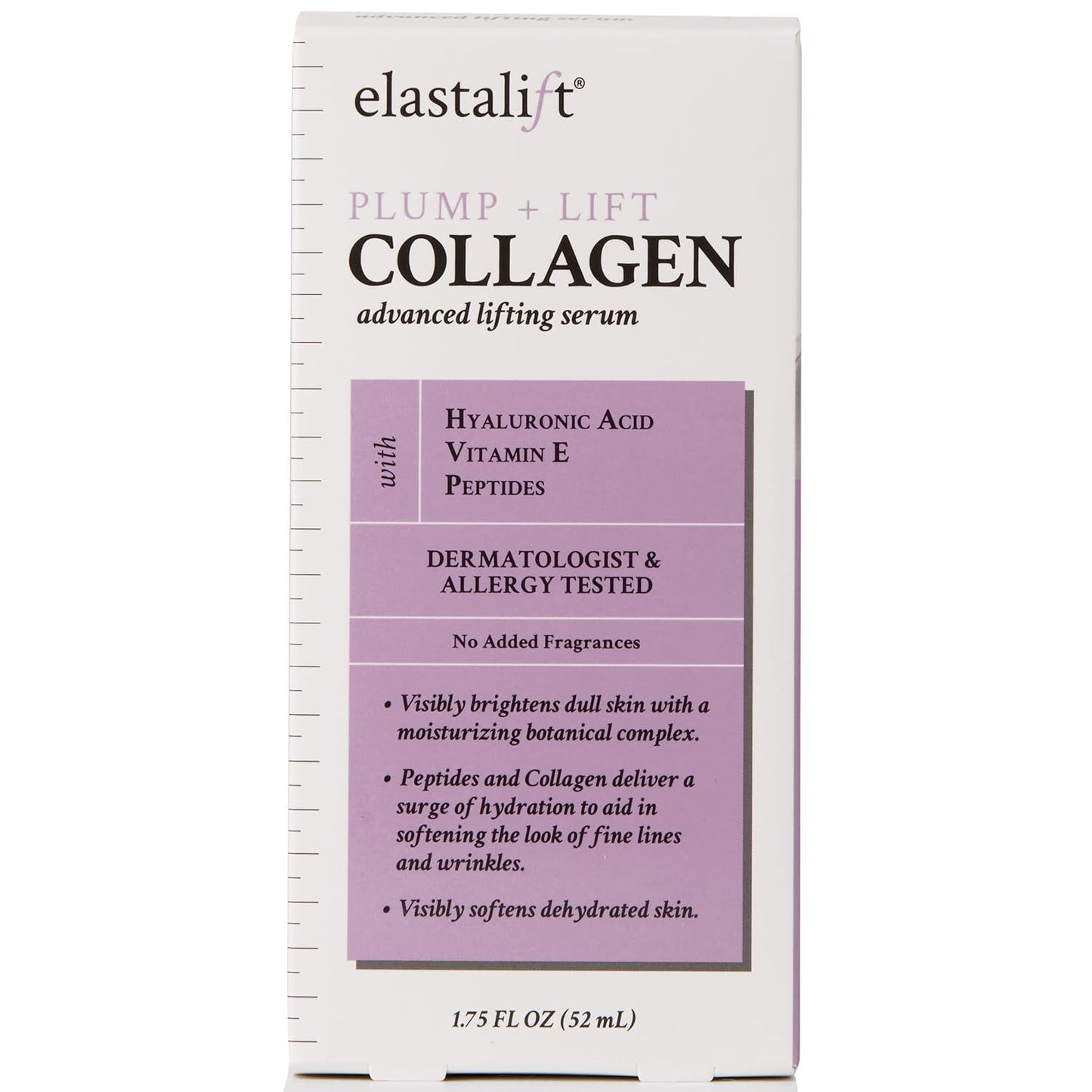 Elastalift Collagen Serum for Face | Collagen Face Serum for Skin Tightening Helps Lift, Plump, & Firm Sagging Skin | Serums for Skin Care | anti Wrinkle Boost, Fragrance Free, 1.75 Fl Oz