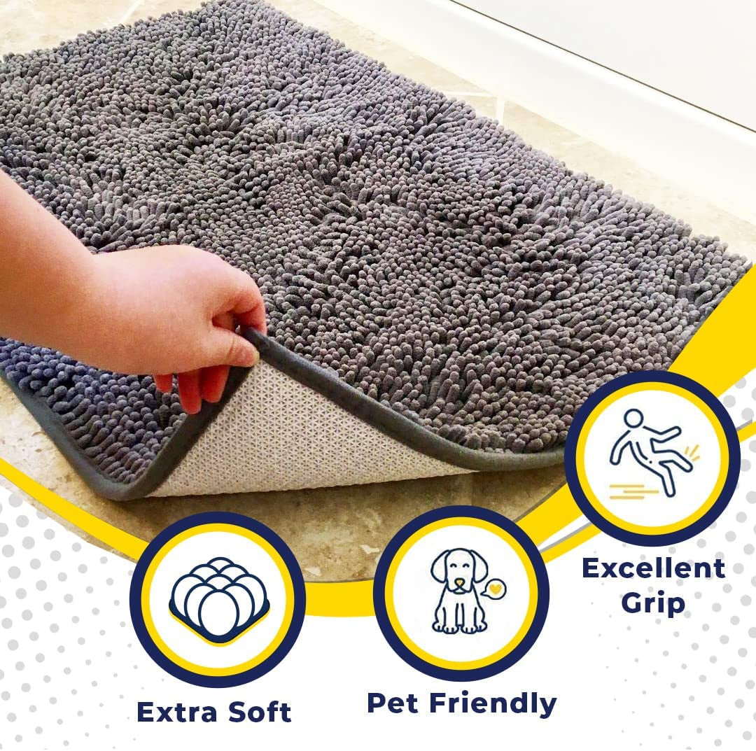 Muddy Mat® Shown on TV – Super Absorbent Microfiber Dog Door Mat
