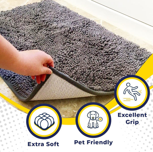 Muddy Mat® Shown on TV – Super Absorbent Microfiber Dog Door Mat