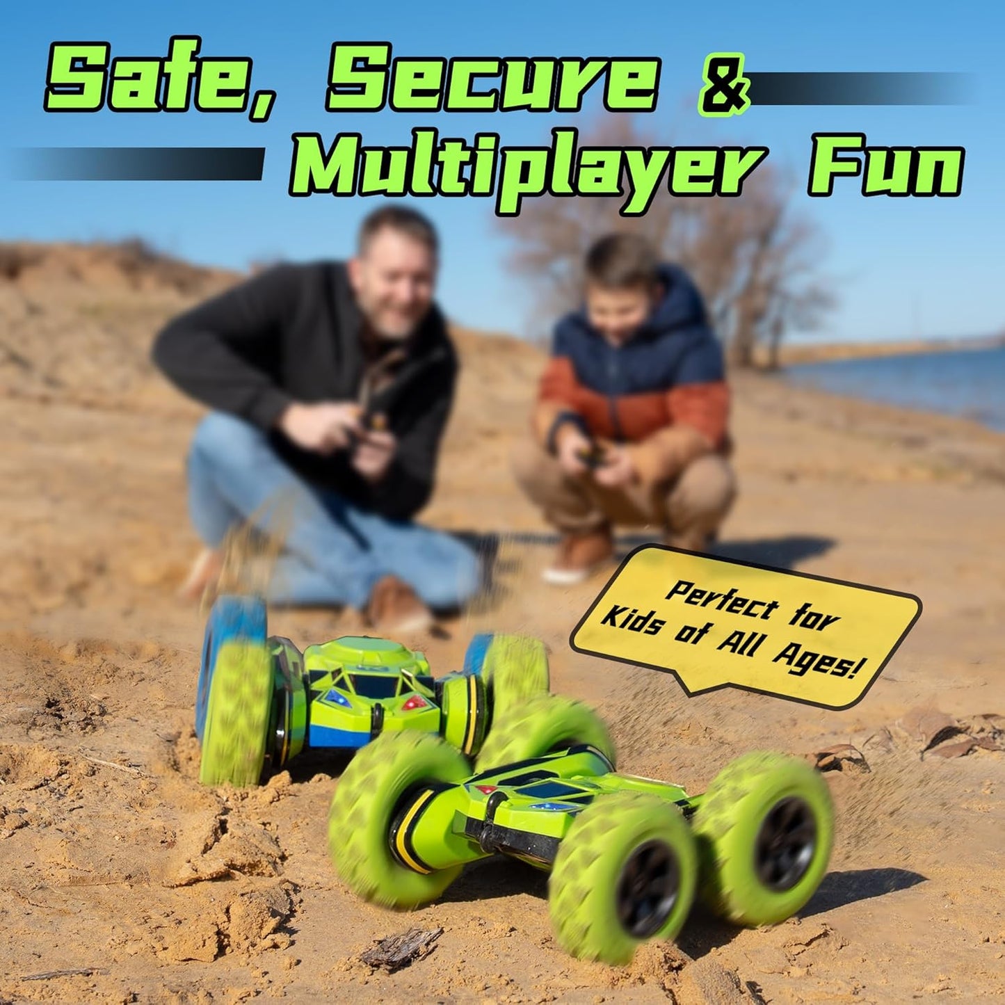 Threeking RC Stunt Cars Remote Control Car