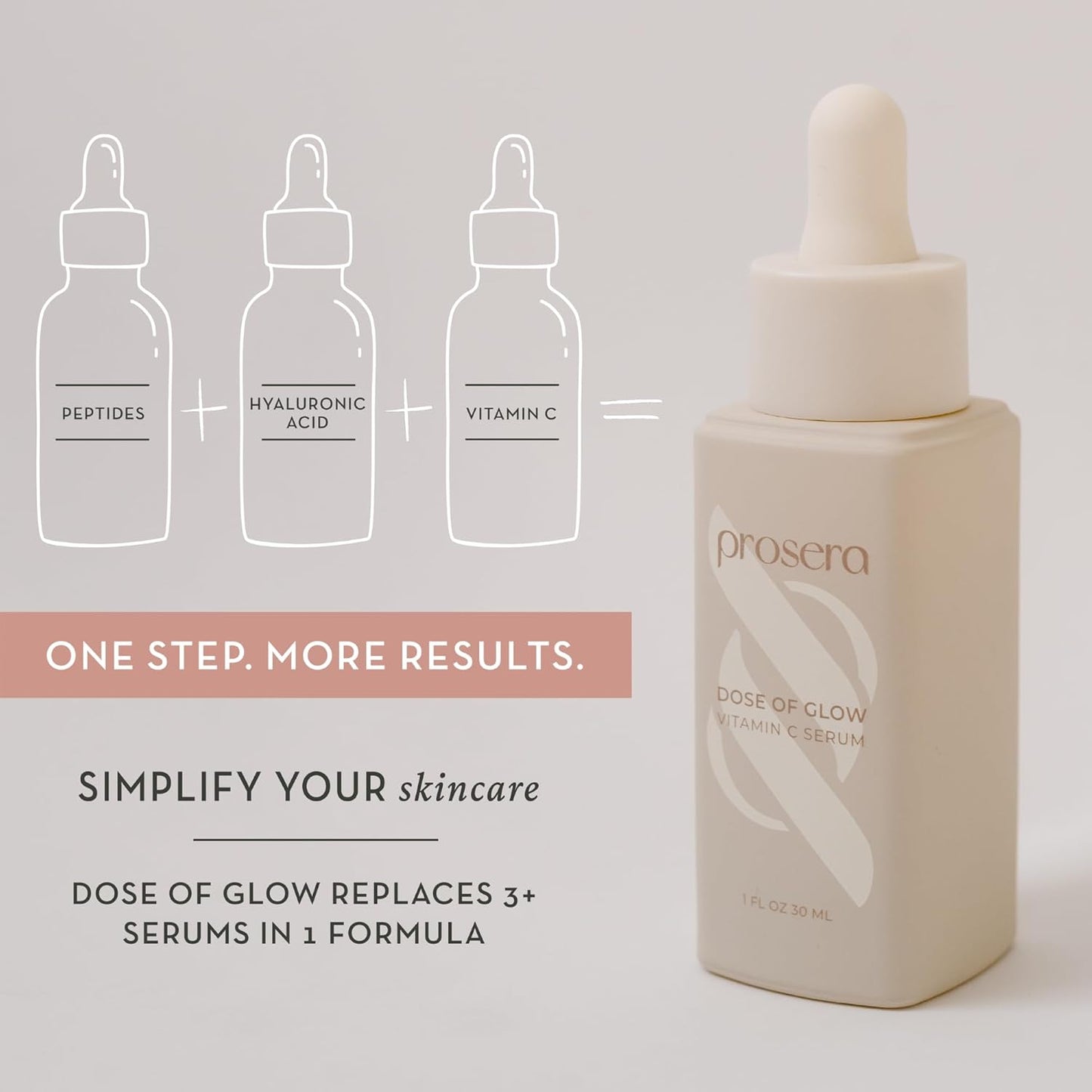 Vitamin C Serum for Face – All-In-One Formula – Profesional Grade Vitamin C, Peptides, 3X Hyaluronic Acid, and Niacinamide – for Sensitive Skin and Anti-Aging – Brightens, Firms & Hydrates – 1 Oz