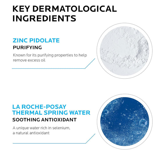 La Roche-Posay Effaclar Purifying Foaming Gel Cleanser for Oily Skin, with Zinc Pidolate to Remove Excess Oil, Alcohol Free & Oil Free, Face Wash for Oily Skin, Dermatologist & Sensitive Skin Tested