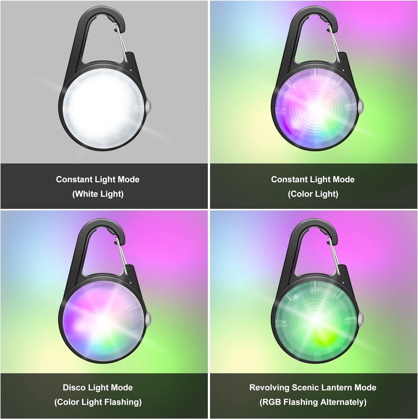 Dog Collar Light, 4 Modes Dog Lights for Night Walking