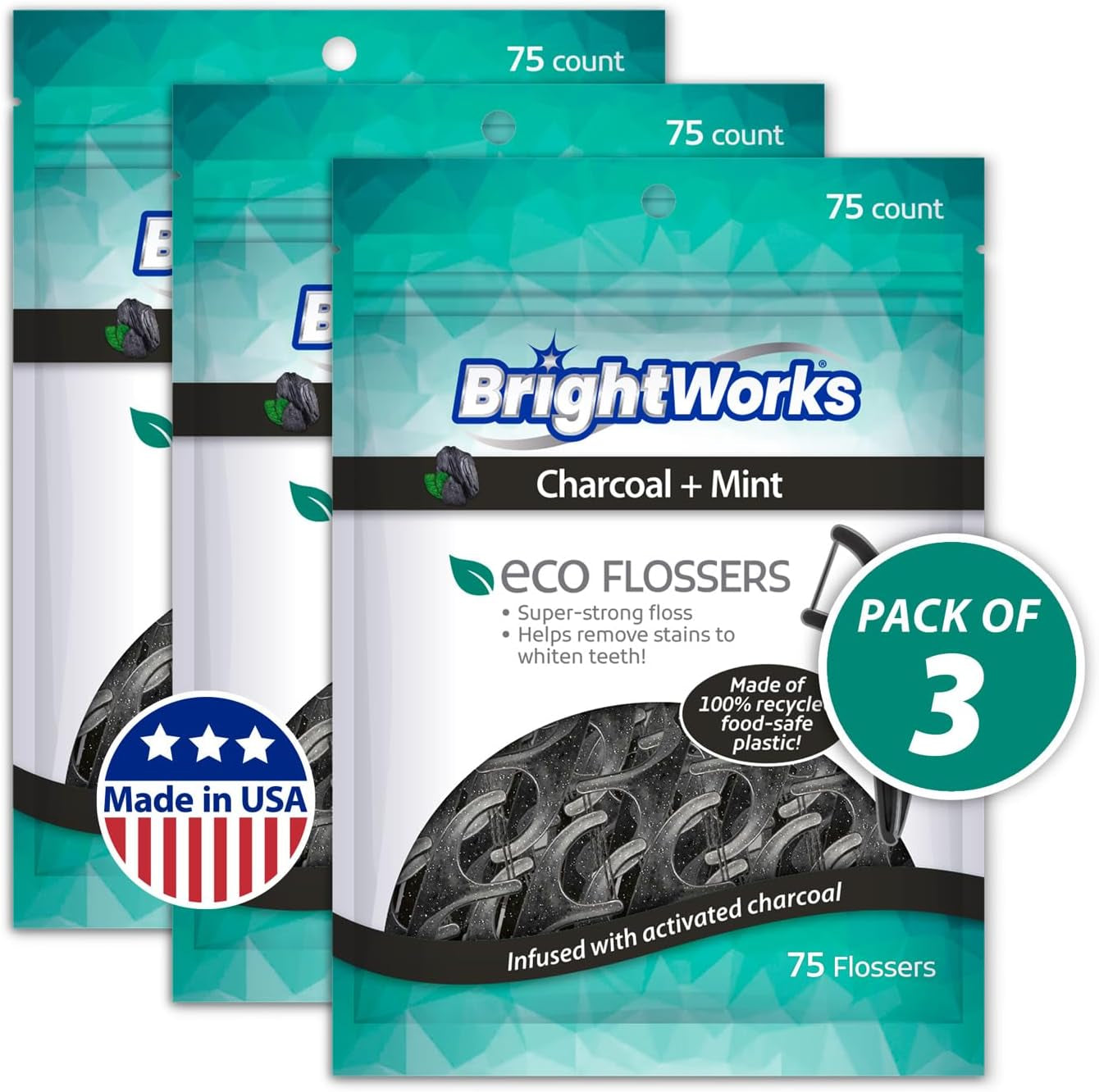 Brightworks ECO Sustainable Floss Picks
