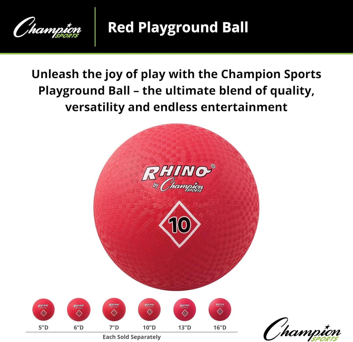Champion Sports Playground Ball